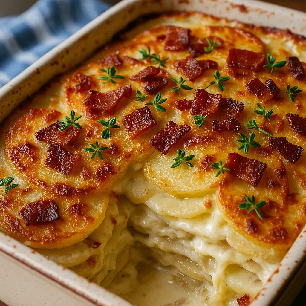 Loaded Scalloped Potatoes Recipe